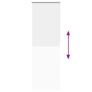 vidaXL redőny Blackout 65x210 cm szövetszélesség 60,7 cm poliészter