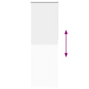 vidaXL redőny Blackout 65x230 cm szövetszélesség 60,7 cm poliészter