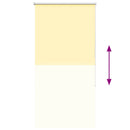 vidaXL redőny Blackout 75x150 cm szövetszélesség 70,7 cm poliészter