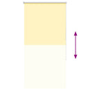 vidaXL redőny Blackout 80x150 cm szövetszélesség 75,7 cm poliészter