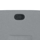 vidaXL világosszürke szövet dönthető fotel