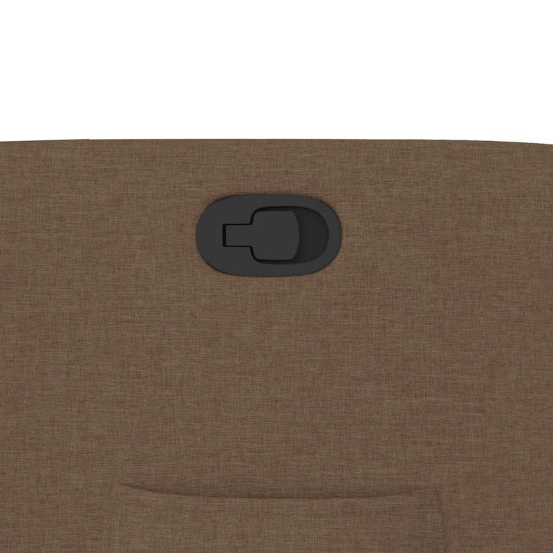 vidaXL barna szövet dönthető szék