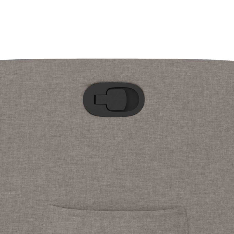 vidaXL tópszínű szövet dönthető fotel