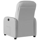 vidaXL felhőszürke szövet dönthető fotel