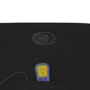 vidaXL fekete szövet dönthető masszázsfotel