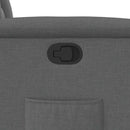 vidaXL sötétszürke szövet relaxfotel