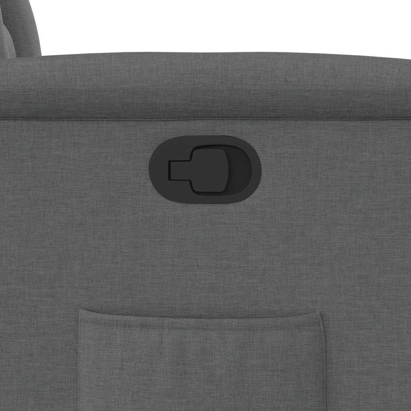 vidaXL sötétszürke szövet relaxfotel