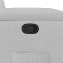 vidaXL felhőszürke szövet dönthető fotel