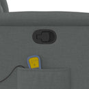 vidaXL sötétszürke szövet masszázsfotel