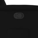 vidaXL fekete szövet dönthető fotel