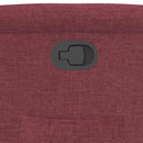 vidaXL bordó dönthető szövet fotel