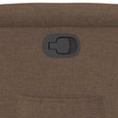 vidaXL barna szövet dönthető szék