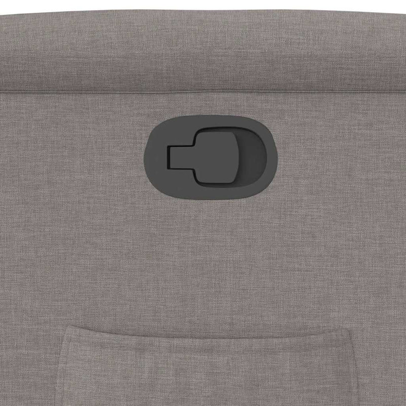 vidaXL tópszínű szövet dönthető fotel