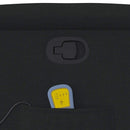 vidaXL fekete szövet dönthető masszázsfotel