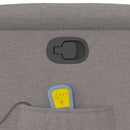 vidaXL tópszínű szövet dönthető masszázsfotel