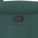 vidaXL sötétzöld szövet dönthető fotel