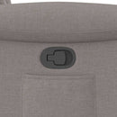 vidaXL tópszínű szövet dönthető fotel