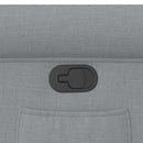 vidaXL világosszürke szövet dönthető fotel