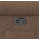 vidaXL barna szövet dönthető szék