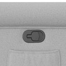 vidaXL felhőszürke szövet dönthető fotel