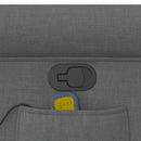 vidaXL sötétszürke szövet masszázsfotel