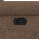 vidaXL barna szövet dönthető szék