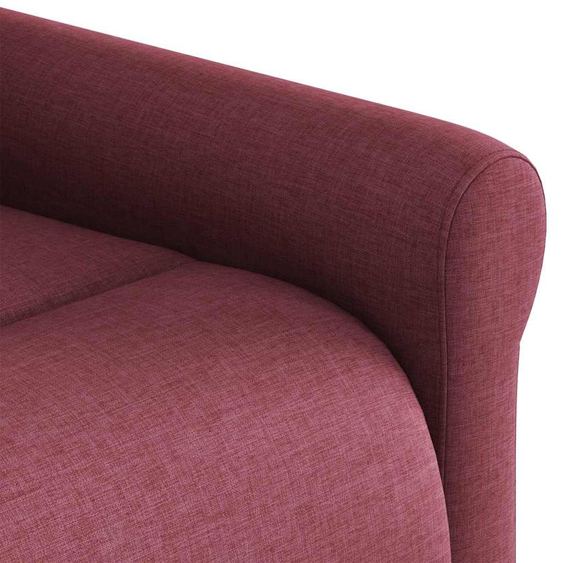 vidaXL bordó dönthető szövet masszázsfotel