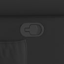 vidaXL fényes barna műbőr dönthető fotel