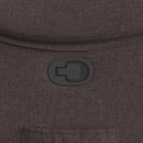 vidaXL sötétbarna szövet dönthető fotel