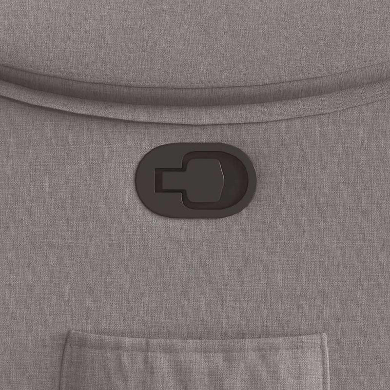 vidaXL tópszínű szövet dönthető fotel