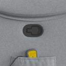 vidaXL világosszürke szövet dönthető masszázsfotel