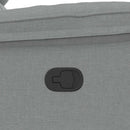 vidaXL világosszürke szövet dönthető fotel