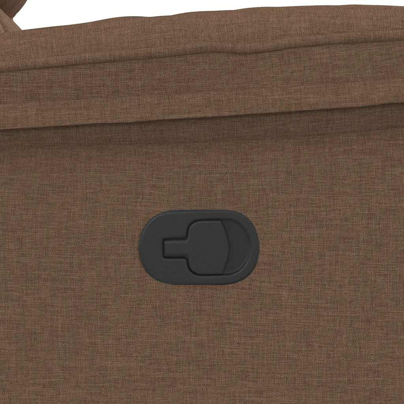 vidaXL barna szövet dönthető szék