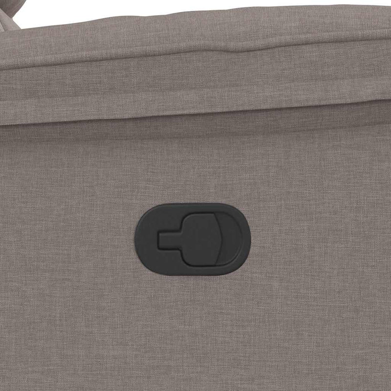 vidaXL tópszínű szövet dönthető fotel