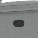 vidaXL világosszürke szövet dönthető masszázsfotel