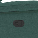 vidaXL sötétzöld szövet dönthető masszázsfotel