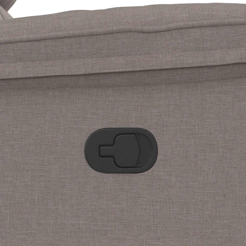 vidaXL tópszínű szövet dönthető masszázsfotel