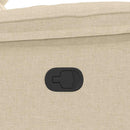 vidaXL krémszínű szövet dönthető masszázsfotel