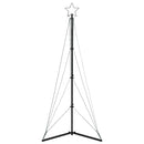 vidaXL hideg fehér LED karácsonyfa 363 LED 182 cm