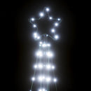 vidaXL hideg fehér LED karácsonyfa 363 LED 182 cm