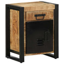 vidaXL Éjjeli szekrény 40x30x50 cm tömör durva fa mangó