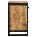 vidaXL Éjjeli szekrény 40x30x50 cm tömör durva fa mangó