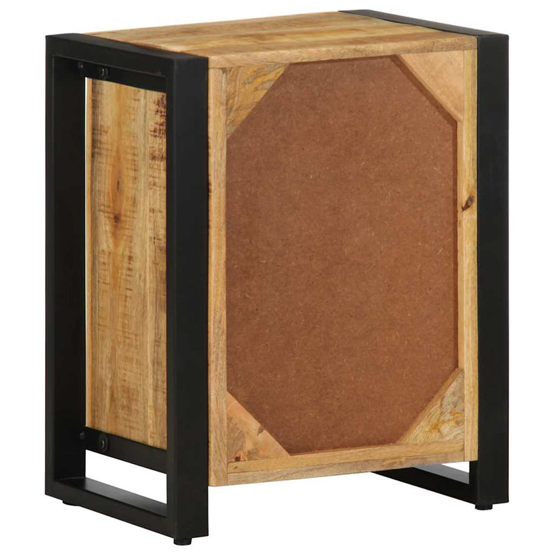 vidaXL Éjjeli szekrény 40x30x50 cm tömör durva fa mangó