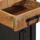 vidaXL Éjjeli szekrény 40x30x50 cm tömör durva fa mangó