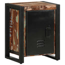 vidaXL Éjjeli szekrény Többszínű 40x30x51 cm Tömör fa újrahasznosított