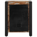 vidaXL Éjjeli szekrények 2 db Többszínű tömör nyersfa mangó