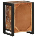 vidaXL Éjjeli szekrények 2 db Többszínű tömör nyersfa mangó