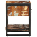 vidaXL Éjjeli szekrények 2 db Többszínű tömör nyersfa mangó