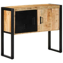vidaXL Konzolszekrény 90x35x75 cm Tömör durva fa mangó