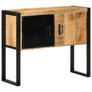 vidaXL Konzolszekrény 90x35x75 cm Tömör durva fa mangó